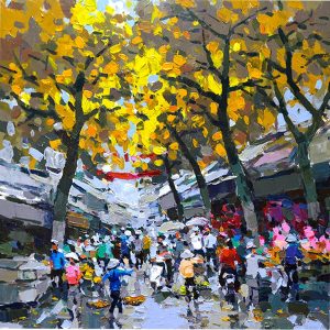 Early morning market