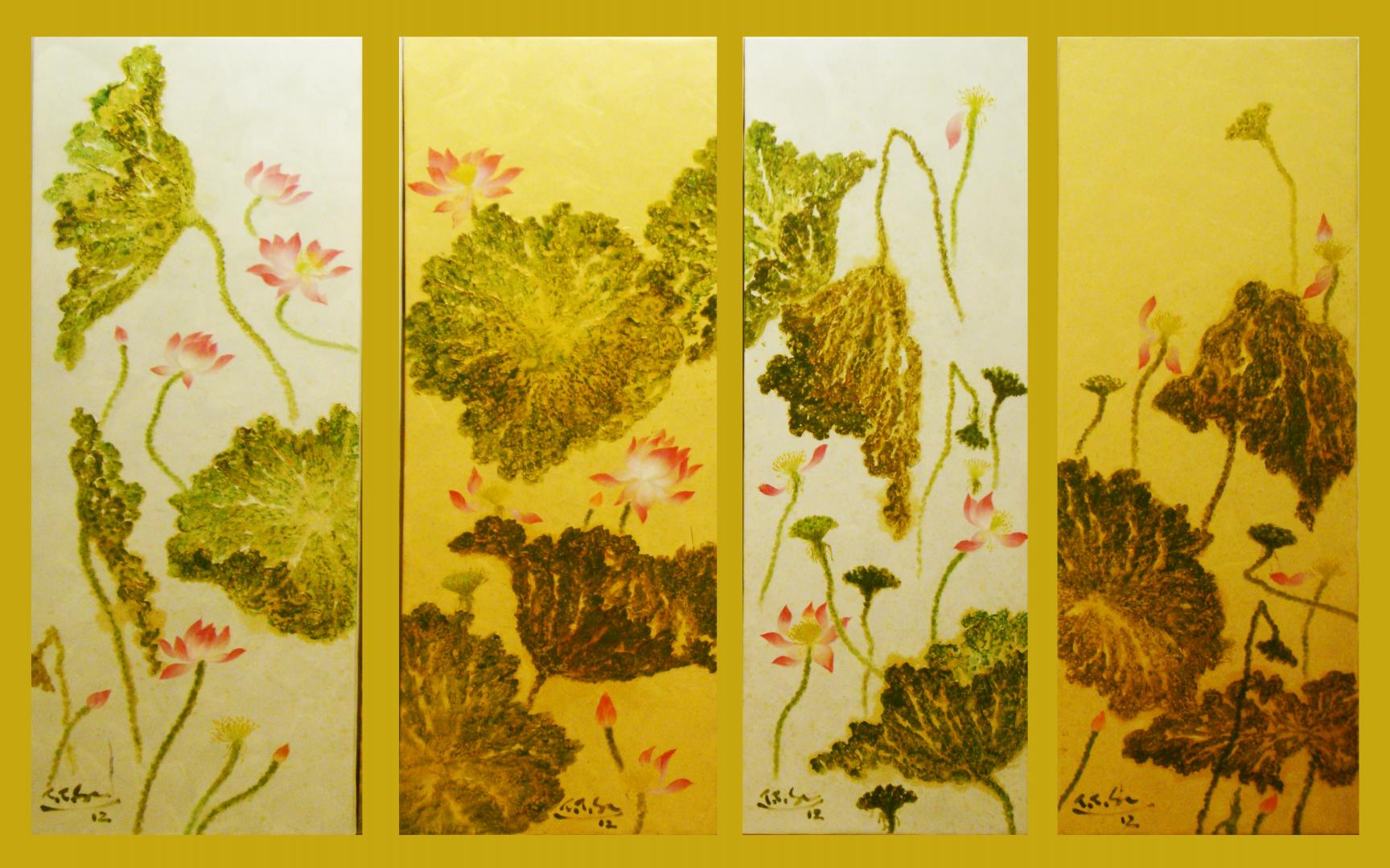 The lotus field